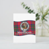 MacKintosh Clan Postkarte (Stehend Vorderseite)