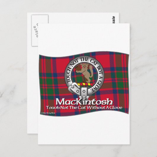 MacKintosh Clan Postkarte (Vorne/Hinten)