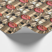 Mackintosh - Fenster aus festem Glas Geschenkpapier (Ecke)