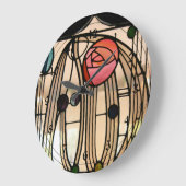 Mackintosh - Glasfenster, das Hill House Große Wanduhr (Winkel)