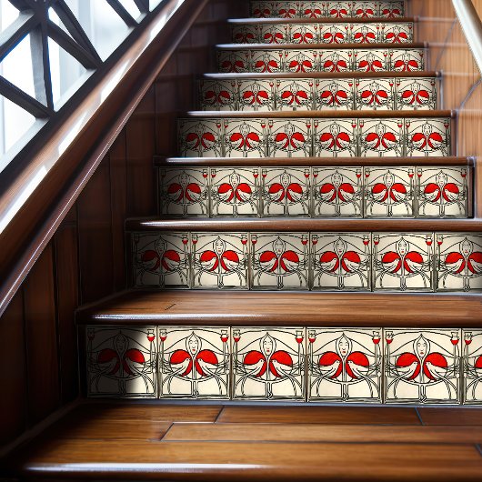 Mackintosh Lovebirds Abstrakt Wall Decoder Bird Fliese