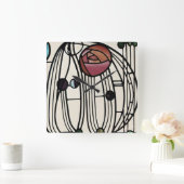 MACKINTOSH QUADRATISCHE WANDUHR (Zuhause)