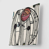 MACKINTOSH QUADRATISCHE WANDUHR (Winkel)