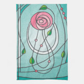 Mackintosh-Rose Küchentuch (Vertikal)