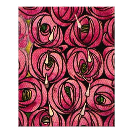 Mackintosh - Rose, Kunstmalerei Fotodruck (Vorne)
