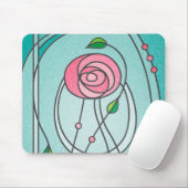 Mackintosh-Rose Mousepad (Mit Mouse)