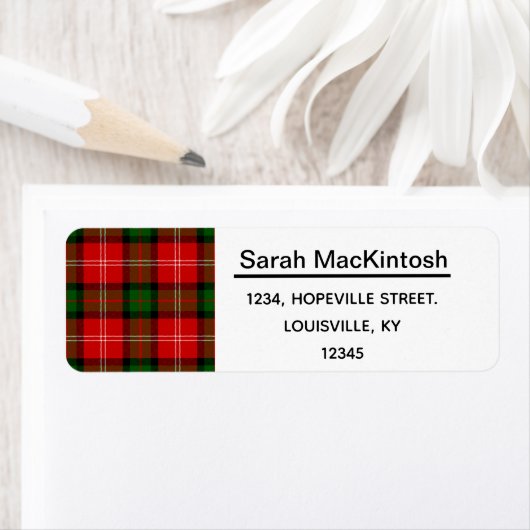 MacKintosh Tartan. (Insitu)