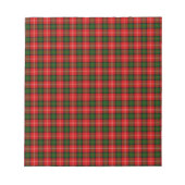 MacKintosh Tartan Notizblock (Vorderseite)
