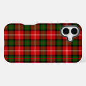MacKintosh-Tartan rot grün Schottenmuster iPhone Hülle (Rückseite (Horizontal))
