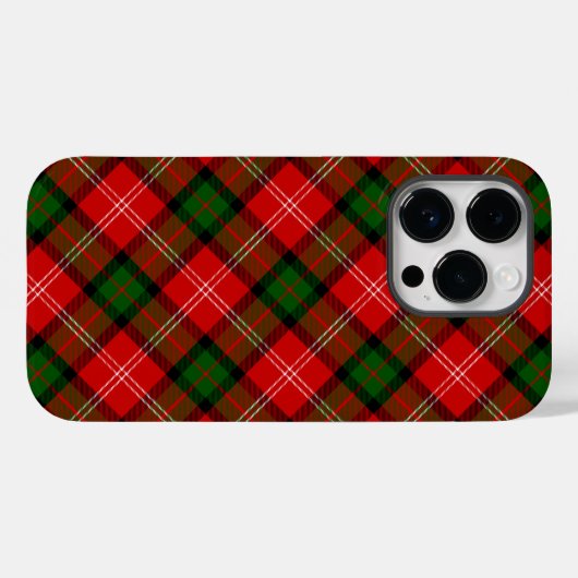 MacKintosh Tartan rot kariert Case-Mate iPhone Hülle (Rückseite (Horizontal))