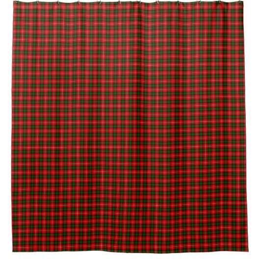 MacKintosh Tartan rot kariert Duschvorhang (Vorderseite)