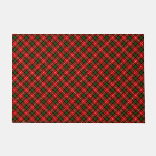 MacKintosh Tartan rot kariert Fußmatte (Vorderseite)