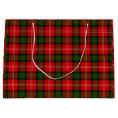 MacKintosh Tartan rot kariert Große Geschenktüte (Vorderseite)