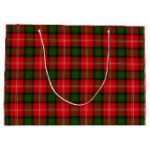 MacKintosh Tartan rot kariert Große Geschenktüte (Rückseite)