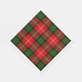 MacKintosh Tartan rot kariert Serviette (Ecke)