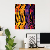 Mackintosh: Tulips Design Poster (Heimbüro)