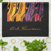 Mackintosh: Tulpe-Entwurf Geschirrtuch (Gefaltet)