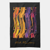 Mackintosh: Tulpe-Entwurf Geschirrtuch (Vertikal)