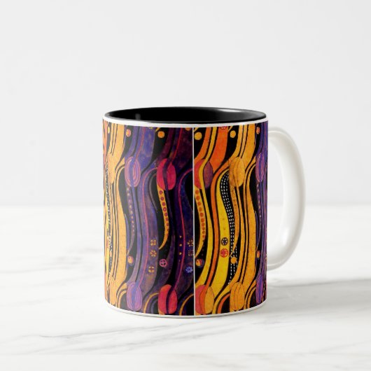 Mackintosh: Tulpe-Entwurf Zweifarbige Tasse (VorderseiteRechts)