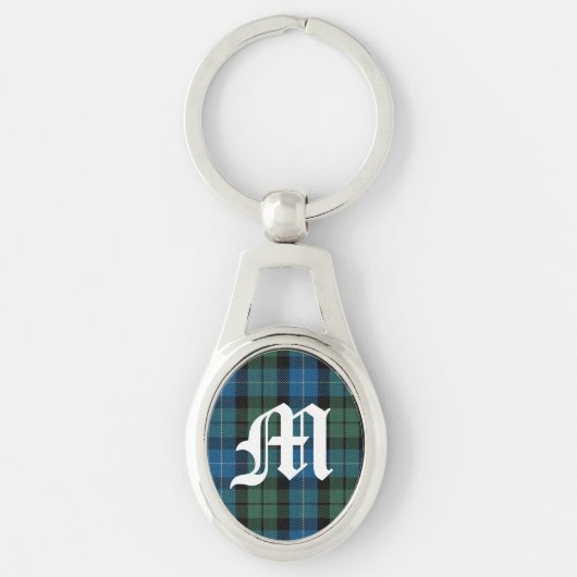 MacKirdy Clan Karierte Monogram Key Chain Schlüsselanhänger (Vorderseite)