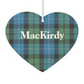 MacKirdy Tartan Kariert Air Freshener Autolufterfrischer (Rückseite)