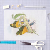 Macklot-Trogon, Decoupage Seidenpapier (Handwerk)