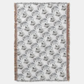 Macksie-and-Santa-LARGE Decke (Vorderseite Vertikal)