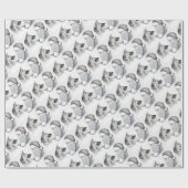 Macksie-and-Santa-LARGE Geschenkpapier (Flach)