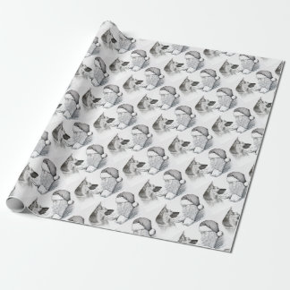 Macksie-and-Santa-LARGE Geschenkpapier