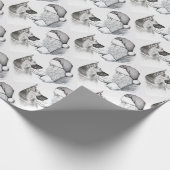 Macksie-and-Santa-LARGE Geschenkpapier (Ecke)