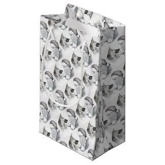 Macksie-and-Santa-LARGE Kleine Geschenktüte