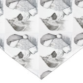 Macksie-and-Santa-LARGE Kurzer Tischläufer (Ecke)