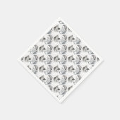 Macksie-and-Santa-LARGE Serviette (Ecke)