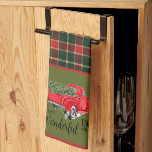 MacLachlan Alte Moderne Original Tartan Weihnachte Geschirrtuch (Drittel gefaltet)