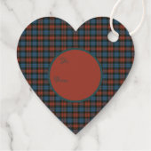 MacLachlan Ancient Original Scottish Tartan Geschenkanhänger (Rückseite)