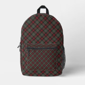 MacLachlan Ancient Scottish Tartan Bedruckter Rucksack (Vorderseite)
