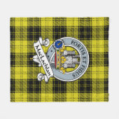 MacLachlan Clan Abzeichen Tartan Kariert Fleecedecke (Vorderseite (Horizontal))