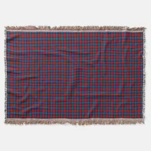 MacLachlan-Clan Rot und Königlich Blau Tartan Decke