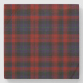 MacLachlan Clantartan-karierter SteinUntersetzer (Vorderseite)