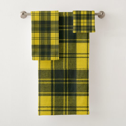 MacLachlan Dress Modern Original Scottish Tartan Badhandtuch Set (Insitu)