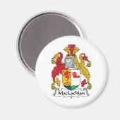 MacLachlan-Familienwappen Magnet (Vorderseite/Rückseite)