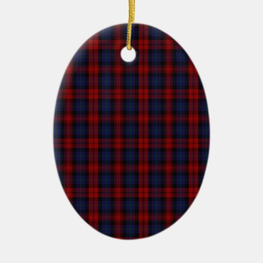 MacLachlan/McLaughlin ClanTartan Keramik Ornament (Vorne)