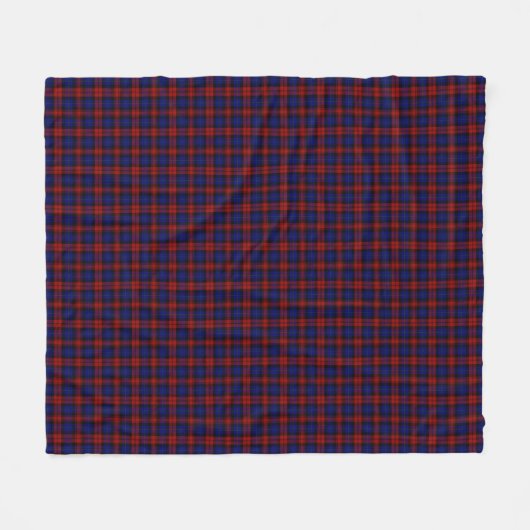 MacLachlan / McLaughlin Tartan Fleecedecke (Vorderseite (Horizontal))