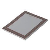 MacLachlan Modern Original Scottish Tartan  Notizblock (Rotiert)