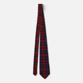 MacLachlan Red and blue Tartan Pläd Tie Krawatte (Rückseite)