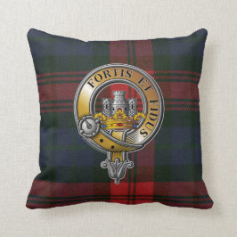 MacLachlan Tartan & Abzeichen Kissen