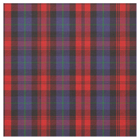 MacLachlan Tartan-Druck Stoff (Nahaufnahme)