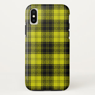 MacLachlan-Tartan gelb-schwarzes Karo Case-Mate iPhone Hülle