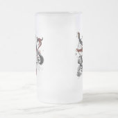 MacLachlan Tartan Lion Mattglas Bierglas (Mittel)