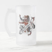 MacLachlan Tartan Lion Mattglas Bierglas (Links)
